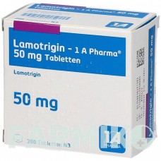 ЛАМОТРИДЖИН (LAMOTRIGIN) 50 мг таблетки 200 шт - Ламотриджин 1 A PHARMA