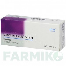 ЛАМОТРИДЖИН (LAMOTRIGIN) 50 мг таблетки 50 шт - Ламотриджин ACIS