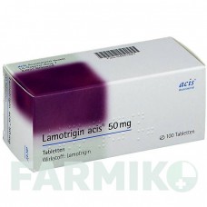ЛАМОТРИДЖИН (LAMOTRIGIN) 50 мг таблетки 100 шт - Ламотриджин ACIS
