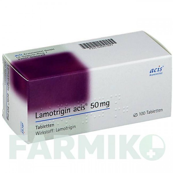 ЛАМОТРИДЖИН (LAMOTRIGIN) 50 мг таблетки 100 шт - Ламотриджин ACIS