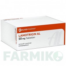 ЛАМОТРИДЖИН (LAMOTRIGIN) 50 мг таблетки 50 шт - Ламотриджин ALIUD PHARMA