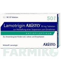 ЛАМОТРИДЖИН (LAMOTRIGIN) 50 мг таблетки 50 шт - Ламотриджин ARISTO PHARMA