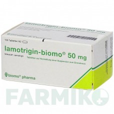ЛАМОТРИДЖИН (LAMOTRIGIN) 50 мг таблетки 50 шт - Ламотриджин BIOMO PHARMA
