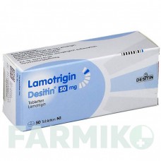 ЛАМОТРИДЖИН (LAMOTRIGIN) 50 мг таблетки 50 шт - Ламотриджин DESITIN