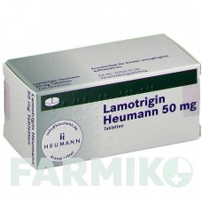 ЛАМОТРИДЖИН (LAMOTRIGIN) 50 мг таблетки 50 шт - Ламотриджин HEUMANN PHARMA