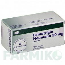 ЛАМОТРИДЖИН (LAMOTRIGIN) 50 мг таблетки 100 шт - Ламотриджин HEUMANN PHARMA
