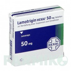 ЛАМОТРИДЖИН (LAMOTRIGIN) 50 мг таблетки 50 шт - Ламотриджин HEXAL
