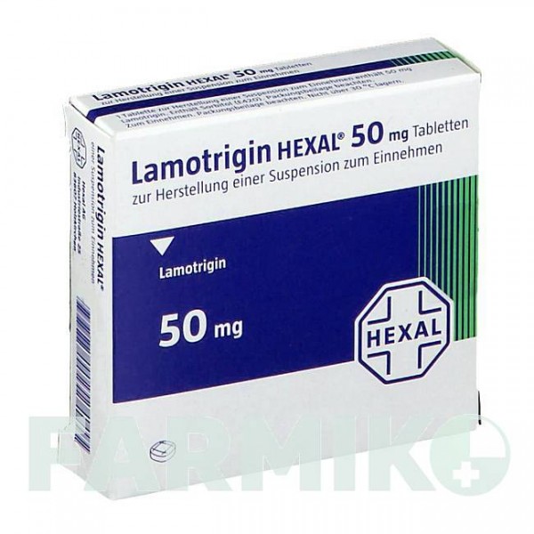 ЛАМОТРИДЖИН (LAMOTRIGIN) 50 мг таблетки 50 шт - Ламотриджин HEXAL