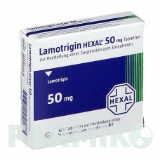 ЛАМОТРИДЖИН (LAMOTRIGIN) 50 мг таблетки 100 шт - Ламотриджин HEXAL