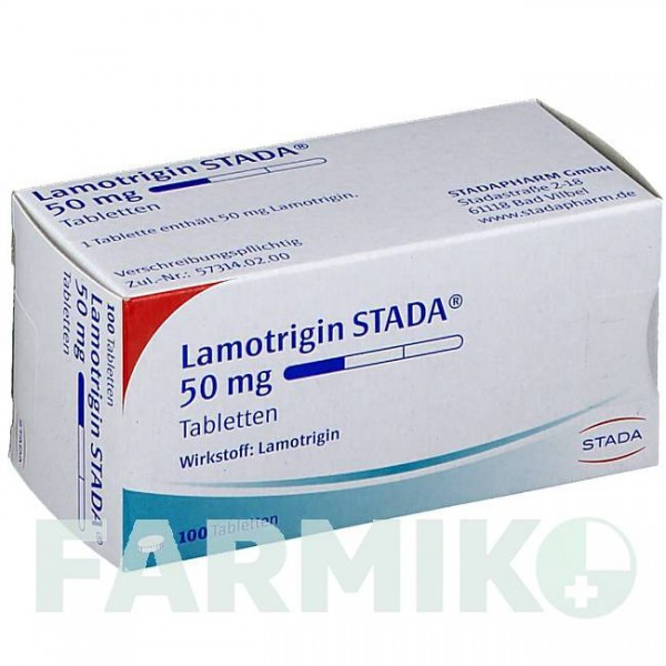 ЛАМОТРИДЖИН (LAMOTRIGIN) 50 мг таблетки 100 шт - Ламотриджин STADAPHARM