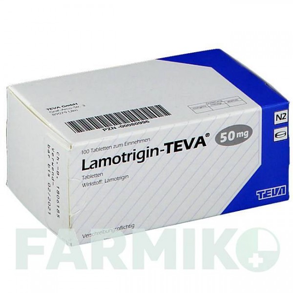 ЛАМОТРИДЖИН (LAMOTRIGIN) 50 мг таблетки 100 шт - Ламотриджин TEVA