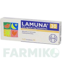 ЛАМУНА (LAMUNA) 30 таблетки 1x21 шт - Дезогестрел, Етинілестрадіол HEXAL