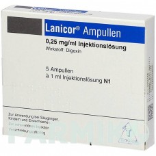 ЛАНИКОР (LANICOR) раствор 5x1 мл - Дигоксин TEOFARMA