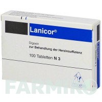 ЛАНІКОР (LANICOR) таблетки 100 шт - Дигоксин TEOFARMA