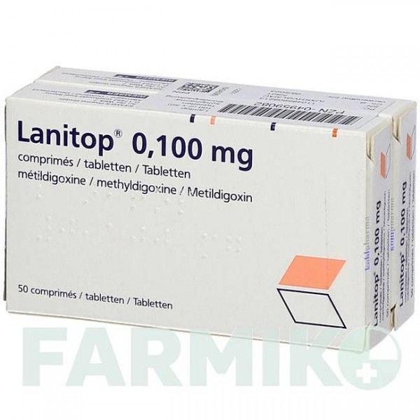 ЛАНИТОП (LANITOP) таблетки 100 шт - Метилдигоксин KOHLPHARMA