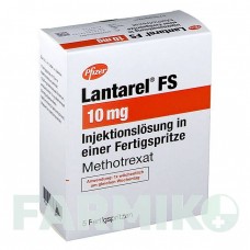 ЛАНТАРЕЛ (LANTAREL) 10 мг ( 25 мг/мл ) раствор 5 шт - Метотрексат PFIZER