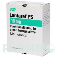 ЛАНТАРЕЛ (LANTAREL) 15 мг ( 25 мг/мл ) розчин 5 шт - Метотрексат PFIZER