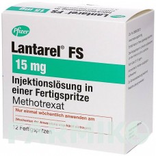 ЛАНТАРЕЛ (LANTAREL) 15 мг ( 25 мг/мл ) раствор 12 шт - Метотрексат PFIZER