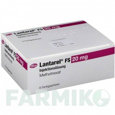 ЛАНТАРЕЛ (LANTAREL) 20 мг ( 25 мг/мл ) раствор 5 шт - Метотрексат PFIZER