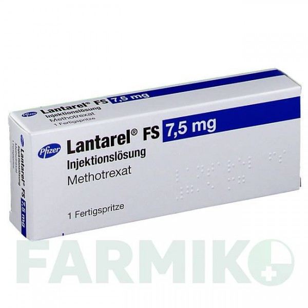 ЛАНТАРЕЛ (LANTAREL) 7,5 мг ( 25 мг/мл ) раствор 1 шт - Метотрексат PFIZER