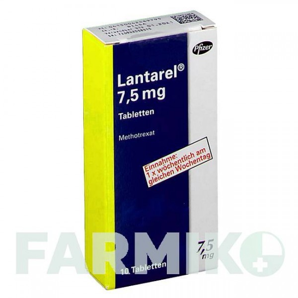 ЛАНТАРЕЛ (LANTAREL) 7,5 таблетки 10 шт - Метотрексат PFIZER