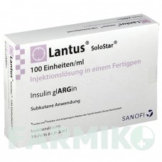 ЛАНТУС (LANTUS) 100 ЕД/мл раствор 10x3 мл - Инсулин гларгин 1 0 1 CAREFARM
