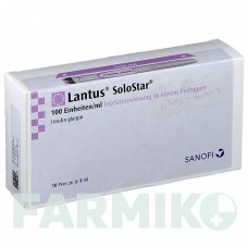 ЛАНТУС (LANTUS) 100 ОД/мл розчин 10x3 мл - Інсулін гларгін CC PHARMA