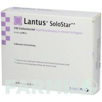 ЛАНТУС (LANTUS) 100 ЕД/мл раствор 10x3 мл - Инсулин гларгин KOHLPHARMA