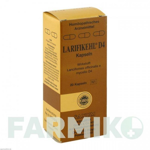 ЛАРИФІКЕЛЬ (LARIFIKEHL) D 4 капсули 20 шт - Гомеопатія SANUM-KEHLBECK