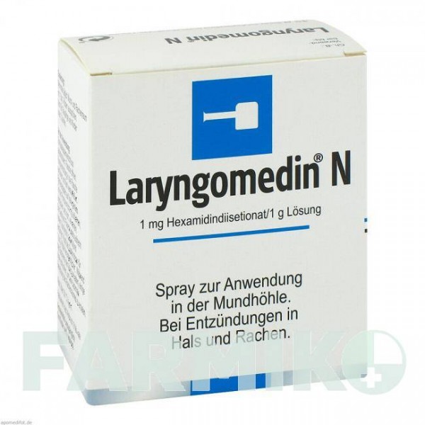 ЛАРИНГОМЕДИН (LARYNGOMEDIN) спрей 45 г - Гексамидин MCM KLOSTERFRAU