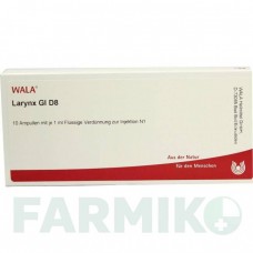 ЛАРИНКС (LARYNX) D 8 ампулы 10x1 мл - Гомеопатия WALA HEILMITTEL