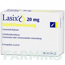 ЛАЗИКС (LASIX) 20 мг ампулы 4x2 мл - Фуросемид SANOFI