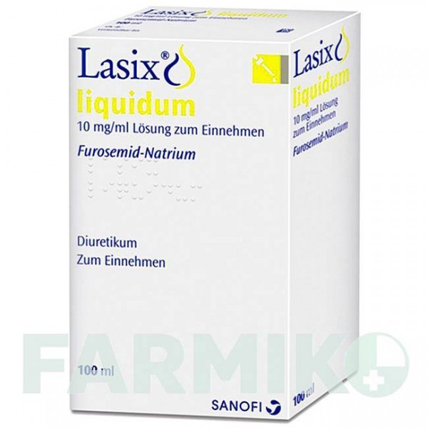 ЛАЗИКС (LASIX) раствор 100 мл - Фуросемид SANOFI