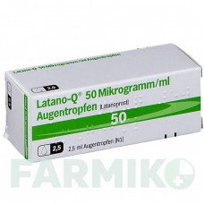 ЛАТАНО (LATANO) 50 мкг/мл краплі 1x2,5 мл - Латанопрост JUTA PHARMA
