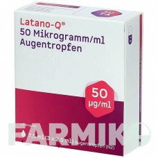 ЛАТАНО (LATANO) 50 мкг/мл краплі 3x2,5 мл - Латанопрост JUTA PHARMA