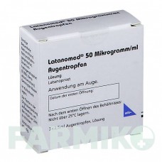 ЛАТАНОМЕД (LATANOMED) 50 мкг/мл капли 1x2,5 мл - Латанопрост MIBE