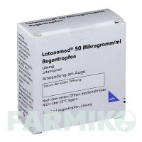 ЛАТАНОМЕД (LATANOMED) 50 мкг/мл краплі 3x2,5 мл - Латанопрост MIBE