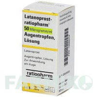 ЛАТАНОПРОСТ (LATANOPROST) 50 мкг/мл капли 2,5 мл - Латанопрост RATIOPHARM