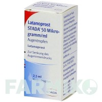 ЛАТАНОПРОСТ (LATANOPROST) 50 мкг/мл краплі 2,5 мл - Латанопрост STADAPHARM