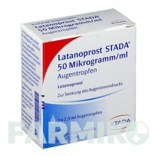 ЛАТАНОПРОСТ (LATANOPROST) 50 мкг/мл краплі 3x2,5 мл - Латанопрост STADAPHARM