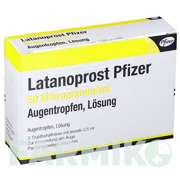 ЛАТАНОПРОСТ (LATANOPROST) 50 мкг/мл краплі 3x2,5 мл - Латанопрост VIATRIS