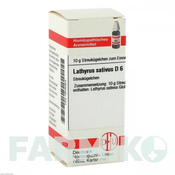 ЛАТИРУС САТИВУС (LATHYRUS SATIVUS) D 6 глобули 10 г - Гомеопатия DHU