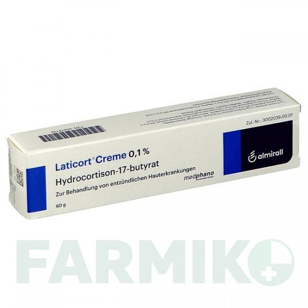 ЛАТИКОРТ (LATICORT) 0,1% крем 60 г - Гидрокортизон ALMIRALL
