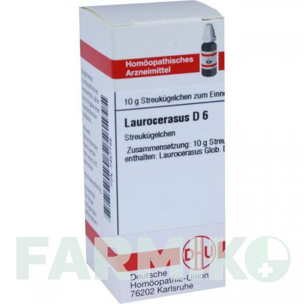 ЛАУРОЦЕРАЗУС (LAUROCERASUS) D 6 глобули 10 г - Гомеопатия DHU