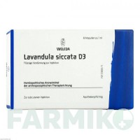 ЛАВАНДУЛА СИККАТА (LAVANDULA SICCATA) D 3 ампули 8x1 мл - Гомеопатія WELEDA