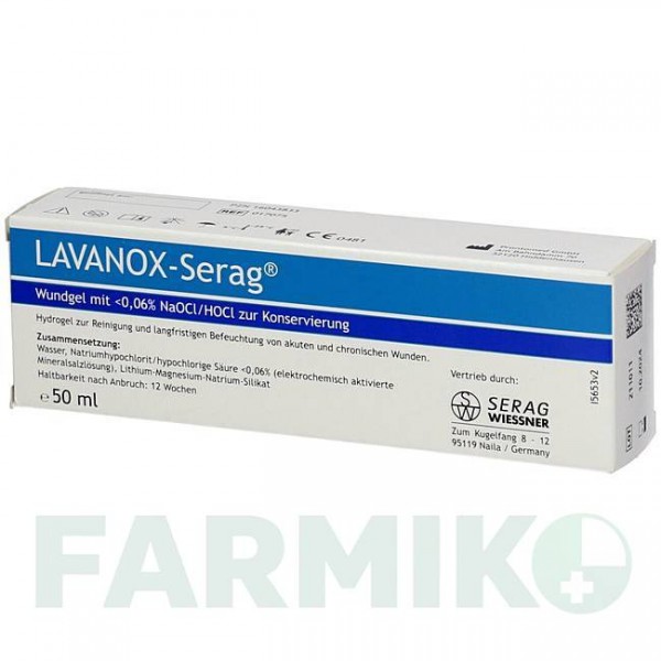 ЛАВАНОКС (LAVANOX) гель 50 мл - Активные вещества SERAG-WIESSNER