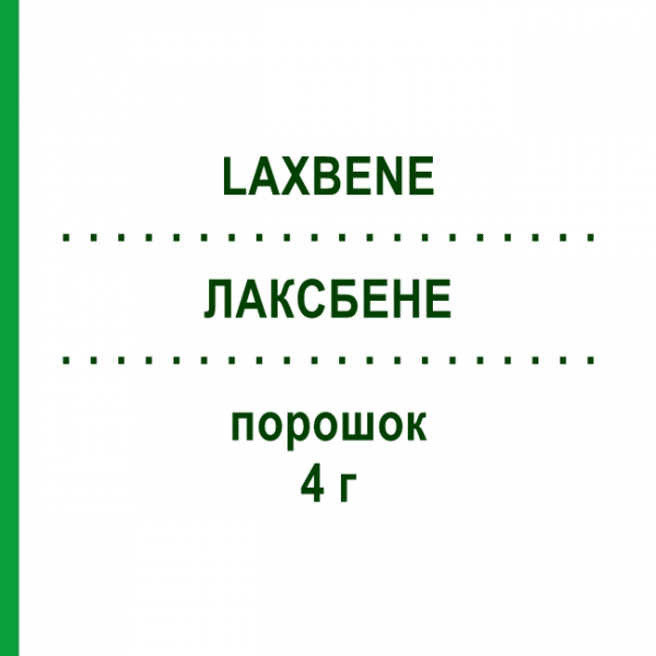 ЛАКСБЕНЕ (LAXBENE) 4 г порошок 30x4 г - Макрогол RECORDATI