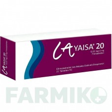 ЛАЙАЗА (LAYAISA) 0,02 мг/3 мг таблетки 21 шт - Дроспиренон, Этинилэстрадиол RATIOPHARM