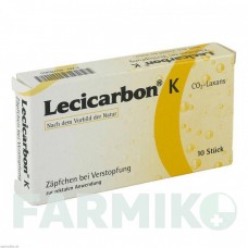 ЛЕЦИКАРБОН (LECICARBON) супозиторії 10 шт - Речовина з вуглекислим газом ATHENSTAEDT