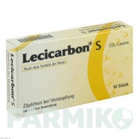 ЛЕЦИКАРБОН (LECICARBON) суппозитории 10 шт - Вещество с углекислым газом ATHENSTAEDT